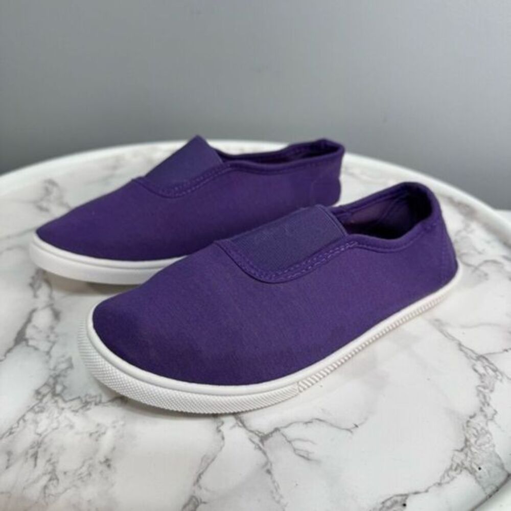 Lily’s Women’s purple Canvas Slip -On Sneakers Size 5 NEW # Bag R-61